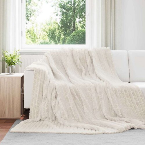  Pokrivači za bacanje 6 pcs Krema 270 x 240 cm Runo Cijene