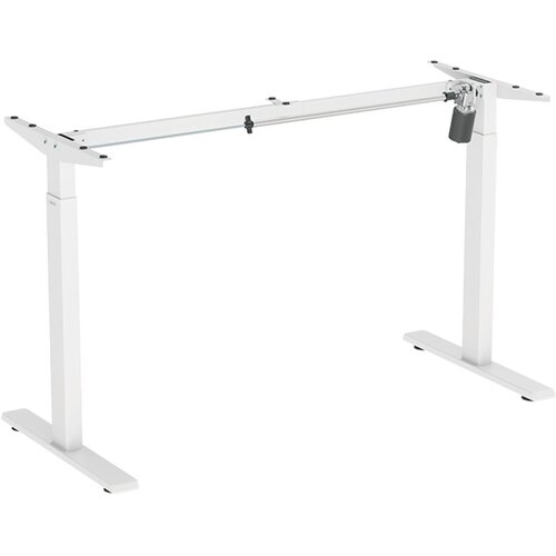 Logilink electrically adjustable sit-stand desk frame, 1 motor, 710–1190 mm, white, EO0052W Cene