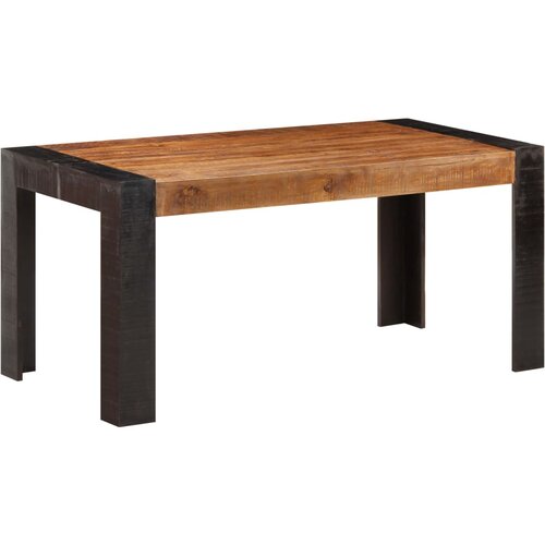 VidaXL Jedilna miza 160x80x76 cm trden mangov les Slike