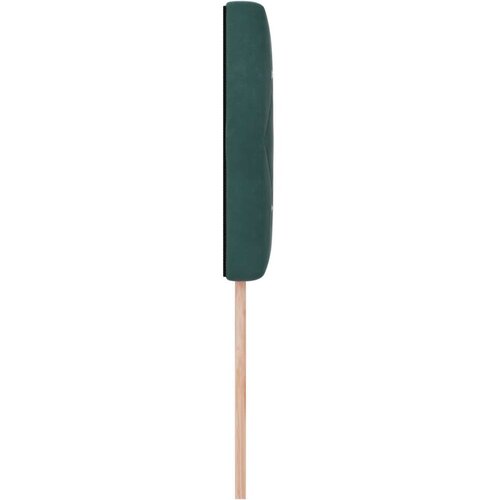 VidaXL naslon za glavu s kristalnim gumbima, tamnozelena, 90 cm, bar&amp;scaron;un Slike