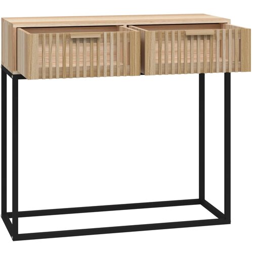 vidaXL Konzolni stol 80 x 30 x 75 cm od konstruiranog drva i željeza Cijene