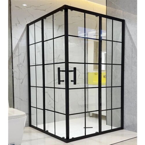 Master Staklo tuš kabine 90x90x185cm crni profil JF-530-3S Cijene