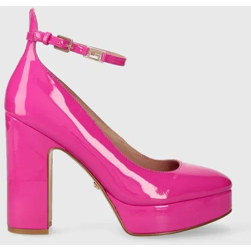 Guess Salonke TEMIS boja: ružičasta, s debelom potpeticom, FL7TMS PAF08