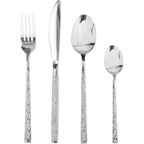 Tognana Set pribora za jelo Ares, 24 dela, Srebrni Slike