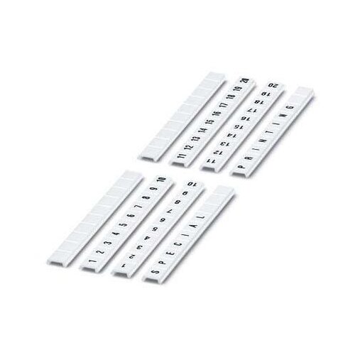 Phoenix Contact Zackband bele barve, 10,5 x 8,3 mm ZB 8.3:UNPRINTED, (21224745) Slike