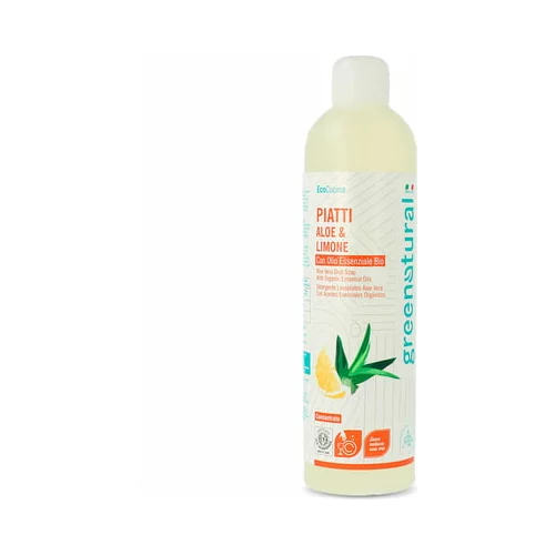 Greenatural Detergent za pomivanje posode aloe vera in limona - 500 ml