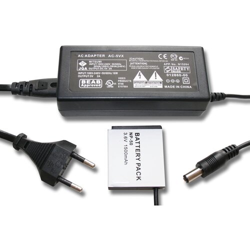 VHBW Adapter za kamere/fotoaparate Fuji AC-5VX / CP50 Slike