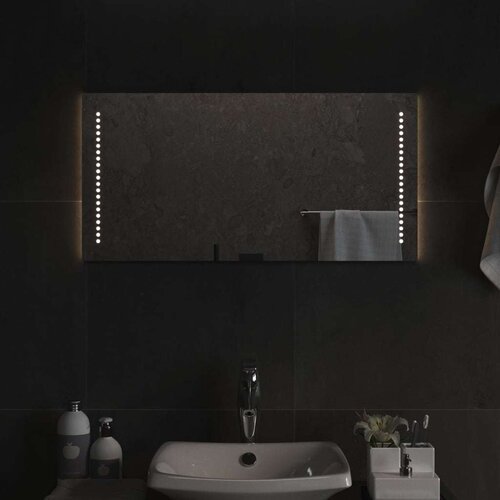  LED kopalniško ogledalo 80x40 cm Cene