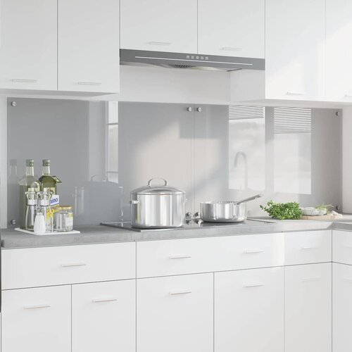 Kuhinjski zid 2 pcs Svijetlo siva 100 x 60 cm Cijene