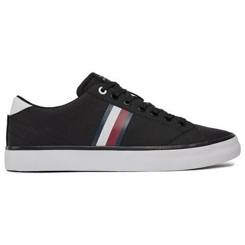 Tommy Hilfiger Hi Vulc Low Stripes Mesh Crna Slike