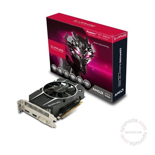 Sapphire AMD Radeon R7 260X OC 2GB GDDR5, DVID/HDMI/DP 11222-06-20G grafička kartica Slike