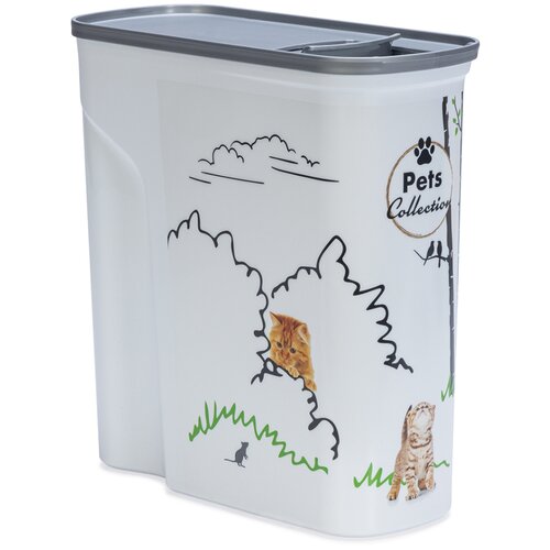 Curver posuda za suhu hranu za mačke - Vrtni dizajni: do 2,5 kg suhe hrane (6 litara) Slike