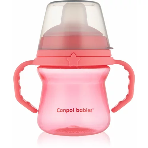Canpol FirstCup 150 ml šalica Pink 6m+ 150 ml