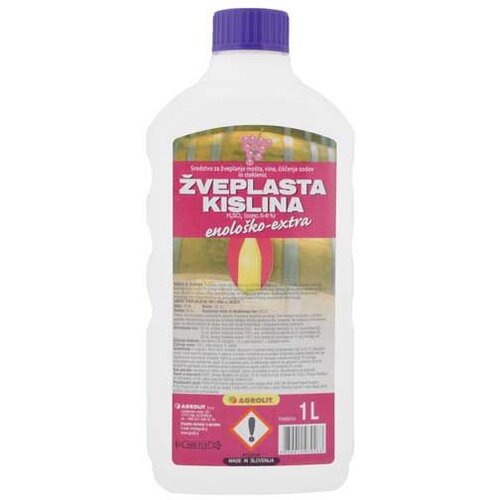  ENOLOŠKI PRIPOMOČEK ŽVEPLASTA KISLINA 1000 ML Cene