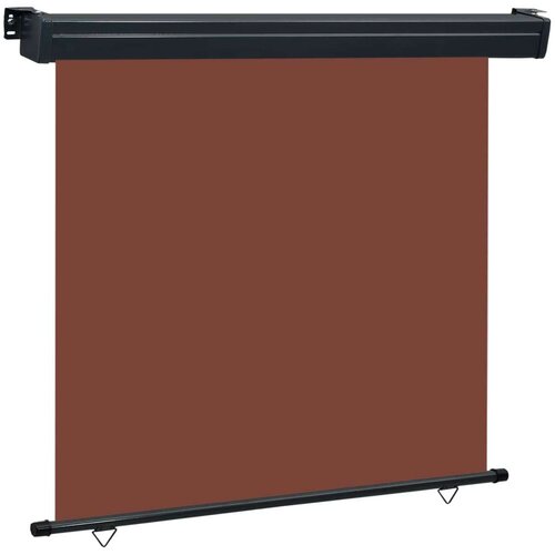 VidaXL Balkonska bočna tenda 170 x 250 cm smeđa Slike