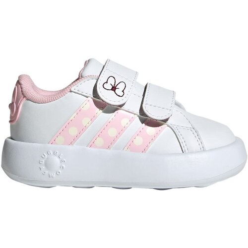 Adidas Patike za devojčice Grand Court Minnie CF I, JR8130, Belo-roze Slike