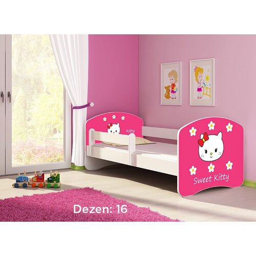 ACMA dečiji krevet ii 140x70 + dušek 6 cm WHITE16 Cene