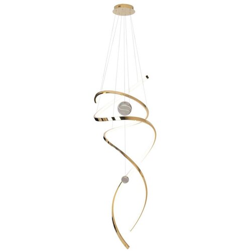  MAXLIGHT P0427D - LED stropni luster na sajli RITZ LED/100W/230V &Oslash; 60 cm CRI 90 zlatni Cene