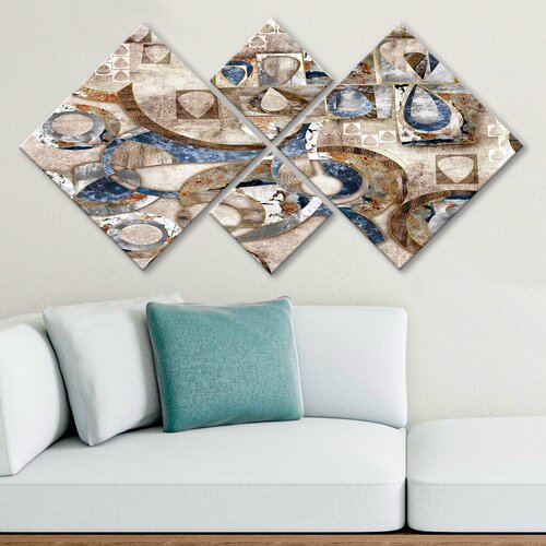Wallity slika 4MDF729005959, 60x115 cm, 4 dela Cene