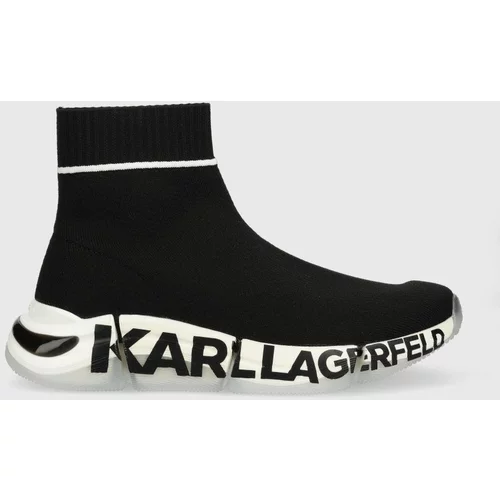 Karl Lagerfeld Tenisice Quadra boja: crna