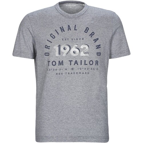 Tom Tailor Majice s kratkimi rokavi 1035549 Siva Slike