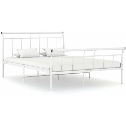  za krevet bijeli metalni 140 x 200 cm