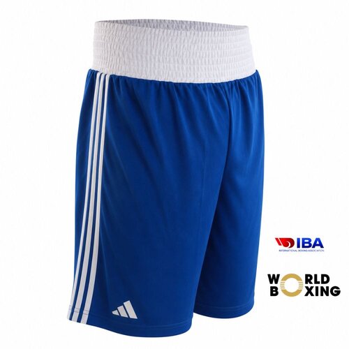 PrideShop Boksarske hlače Adidas - World Boxing IBA - Modra , Small Slike