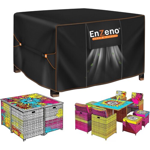 ENZENO vodoodporno za&scaron;čitna prevleka za vrtno pohi&scaron;tvo &ndash; 130 &times; 130 &times; 80 cm Cene