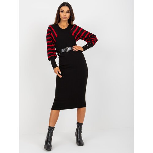 Och Bella Dress-TW-SK-BE-1540.22-black-red Slike