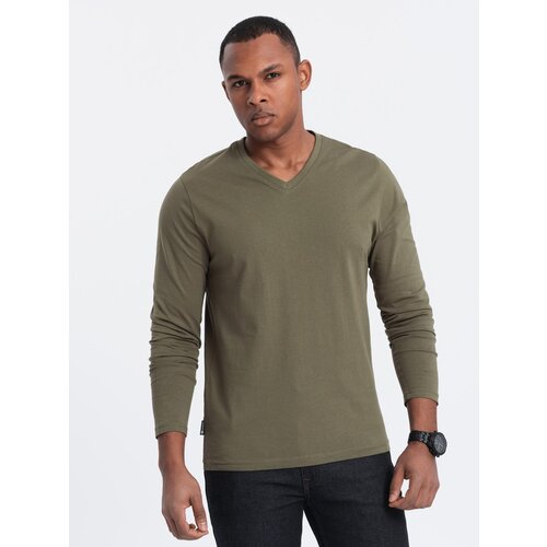 Ombre Men's V-NECK longsleeve set - mix 2 Cene