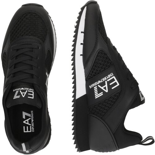 Ea7 Emporio Armani Nizke superge &amp;#039;BLACK WHITE&amp;#039; črna / bela Slike