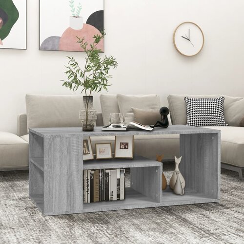  Stolić za kavu boja hrasta 100 x 50 x 40 cm konstruirano drvo Cene