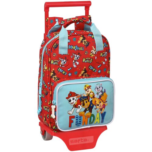  Školski Ruksak s Kotačima The Paw Patrol Funday Crvena Svetlo Plava (20 x 28 x 8 cm) Cene