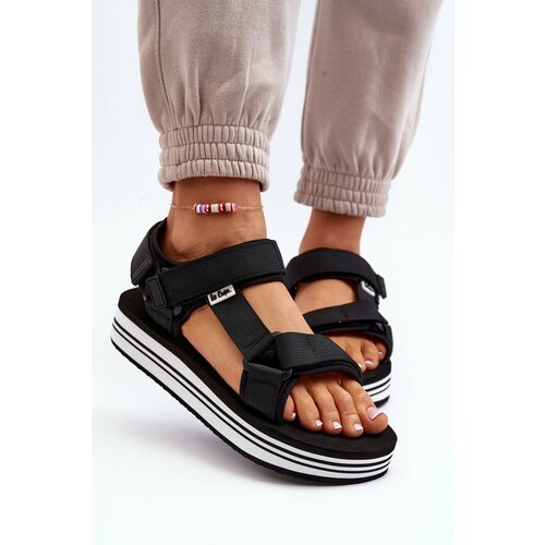 Kesi Women's platform sandals Lee Cooper Black Slike