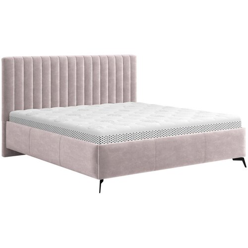 Hom`in OBLAZINJENA POSTELJA 140 cm x 200 cm , tekstil starinsko roza Slike
