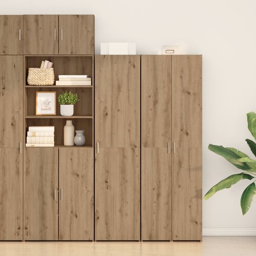 VidaXL visoki ormarić hrast 45x42.5x185 cm konstruirano drvo Slike