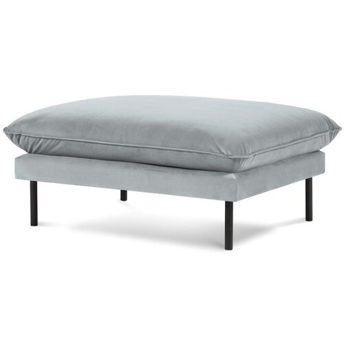 Cosmopolitan Design Svetlo siv žameten tabure Vienna, 100 x 80 cm Cene