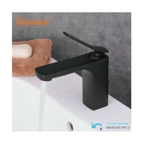  črna kopalni&amp;scaron;ka armatura eyn CKB2241 - 16,5 cm Slike