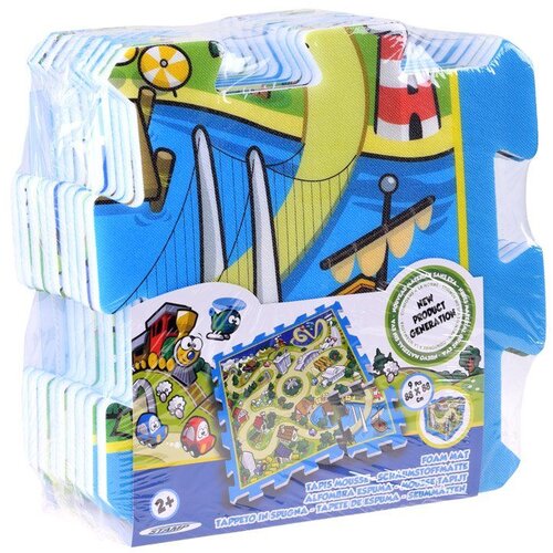 Stamp Podloga od pjene puzzle 31x31cm ulice Slike