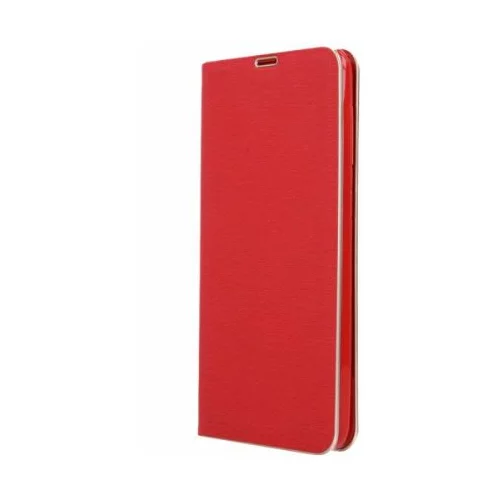  Premium preklopna torbica Samsung Galaxy A41 A415 - rdeča s srebrnim robom