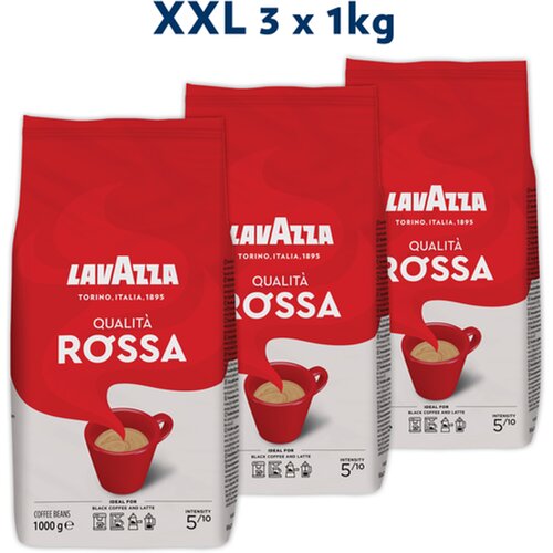 Lavazza kava u zrnu Qualita Rossa XXL pakiranje 3x1kg Cijene