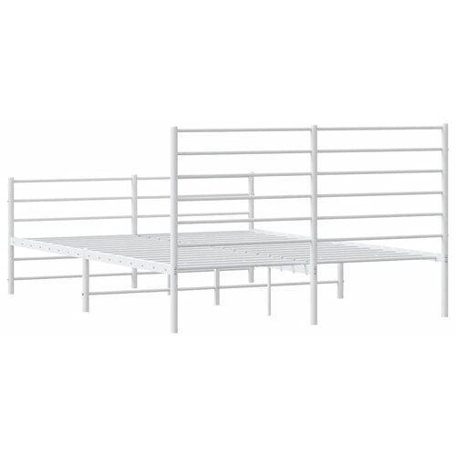  okvir kreveta uzglavlje i podnožje bijeli 120x200 cm Slike