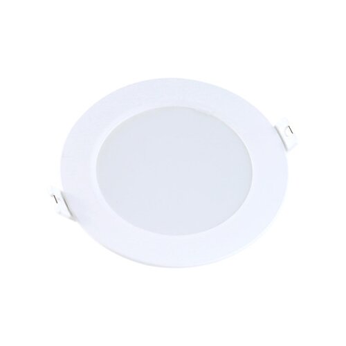 Xled 6W 6500K Ugradni okrugli LED panel plasticni ,660Lm,otvor 105mm,IP20 Slike