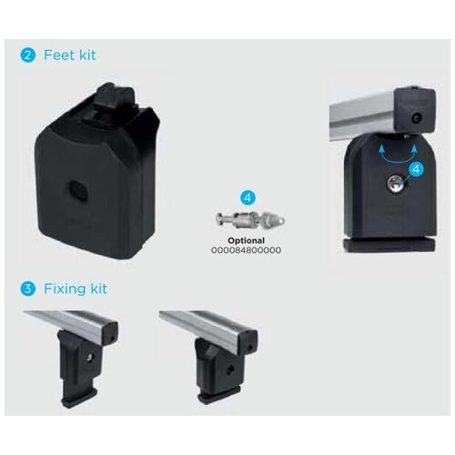 Menabo Kit za prtljažnik PROFESSIONAL FIX602FP 000103100000 Slike