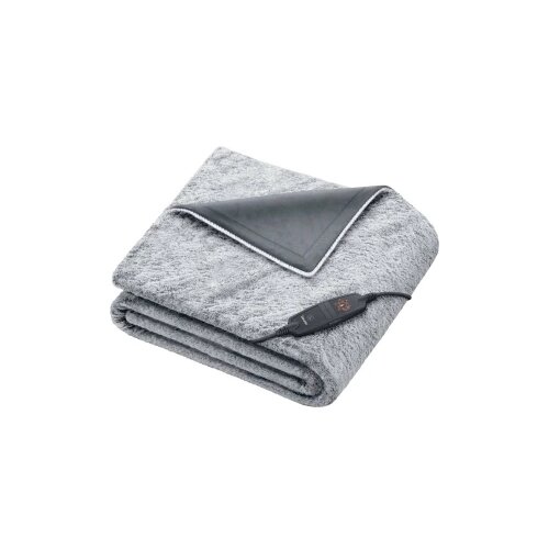 Beurer HD 75 Nordic Grey Green Planet grijaća deka siva Slike