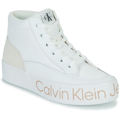 Calvin Klein Jeans Visoke superge VULC FLATF MID WRAP AROUND LOGO Bela Slike
