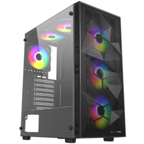Raidmax kućište Talos window/black, 4x 120mm RGB/Bez Napajanja Cene