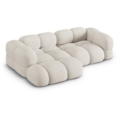 Cosmopolitan Design Bež kotna sedežna garnitura (levi kot/z ležalnikom) Loretto &amp;ndash; Slike