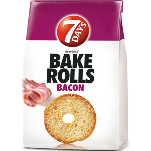 BAKE ROLLS 7 DAYS bacon 150g Cene