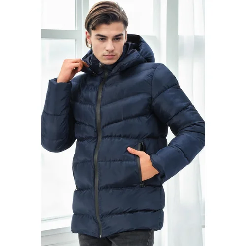 Dewberry M8659 MEN'S COAT-NAVY-1